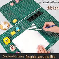 A3 Extra Thick Double-Sided Cutting Mat - Craft Knife & Paper Cut-Resistant Pad Thick 3mm A5 - Green/Single-Sided