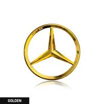 Naujas C200 E200  Mercedes Benz automobiliui 1 vnt. 70 mm Automobilio variklio ženklelis Gaubto lipdukai 3D Metalinis emblemos dekoras Lipdukas Mercedes Benz AMG automobiliui 70mm