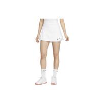 Nike Vientisos spalvos greitai džiūstantis teniso sijonas Moterų sijonai Baltas DH9553-100 XL