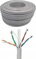 LAN Netrack cat 6 UTP vytos poros tinklo kabelis, pilkas, 305m, CCA