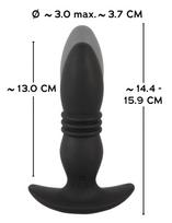 Anos Thrusting Plug Vibruojantis analinis dildo