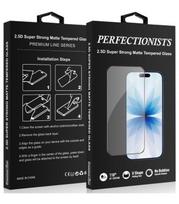 Matinis juodas LCD apsauginis stikliukas Apple iPhone 13 Pro Max telefonui "Perfectionists 2.5D Super Strong Matte"