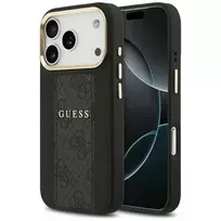 GUESS 4G Stripe MagSafe Case for iPhone 17 Pro, black