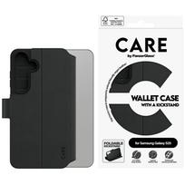 PanzerGlass CARE Case by Feature Wallet Kickstand for Samsung Galaxy S25, black