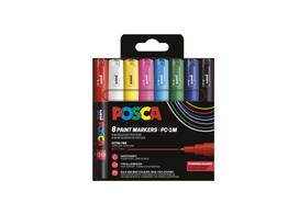 Posca - Extra Fine Tip Pen, 8 pc (401651)