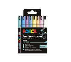 Posca - Soft Colors, Extra Fine Tip Pen, 8 pc (401673)