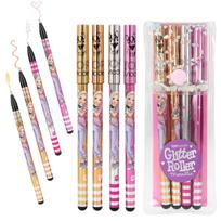 Topmodel - Glitter Gel Metallic Pen Set - Gold, Silver, Bronze, Rose Gold (0412744)