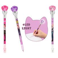 Topmodel - TOPModel Ballpen With Light Rebel Kitty - Purple, Pink (0413180)