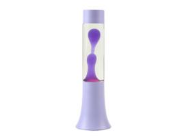 iTotal - Flared Lava Lamp - Pastel Purple - 9 × 9 × 37 cm