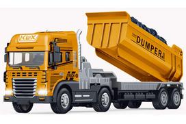 KLX - Die-cast truck w/dumper, friction, light & sound (534679)