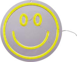 Veidrodinė dekoracija Neon Smiley, 20 x 20 cm