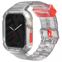Skinarma Band+Case Saido 2-in-1 Apple Watch 45|44mm clear case