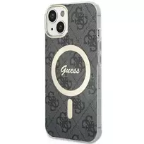 GUESS GUHMP14MH4STK iPhone 14 Plus | 15 Plus 6.7" black hard case 4G MagSafe