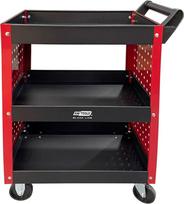 No Name AW METAL WORKSHOP TROLLEY 3 LEVELS + PERFORATION
