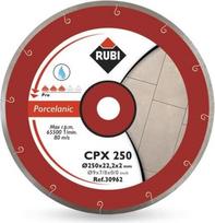 Rubi CPX DIAMOND BLADE 250 x 25,4mm PRO FOR PORCELAIN STONEWARE