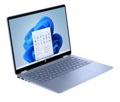 HP OmniBook 5 Flip 14-fp0004nw Intel Core 5 120U hibridinis (2-in-1) nešiojamasis kompiuteris 35,6 cm (14") 2K jutiklinis ekranas 16GB LPDDR5-SDRAM 512GB SSD Wi-Fi 6 (802.11ax) Windows 11 Home Mėlynas