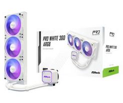 ASRock Pro White 360 ARGB aušinimas