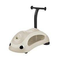 GLOBBER paspiriama mašinėlė Walk 'n Roll 2in 1 Ecologic, kokosinis, 830-566