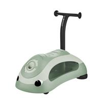 GLOBBER paspiriama mašinėlė Walk 'n Roll 2in 1 Ecologic, pistacinis, 830-505