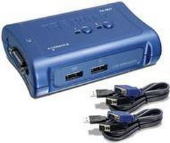 TRENDnet TK-232DV - KVM-/Audio-/USB-Switch - 2 x KVM/Audio/USB