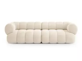 Velvet Sofa, "Koge", 4 Seats, 240x95x70 Made in Europe