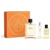 Vyriški kvepalai, „Terre D’Hermès“ dovanų rinkinys: EDT 100 ml, EDT miniatiūra 15 ml ir losjonas po skutimosi 40 ml, 100 ml