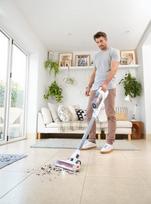 Black & Decker BHFEA515J stick vacuum/electric broom Battery Dry Cyclonic Bagless 0.5 L Orange, White 1.5 Ah
