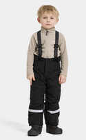Didriksons pašiltintos neperšlampamos kelnės IDRE KIDS PANTS 6 su augimo funkcija  - Juodos