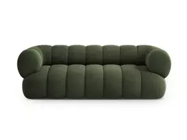 Velvet Sofa, "Koge", 3 Seats, 210x95x70 Made in Europe