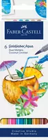 Faber-Castell Gofa Aqua akvarelės flomasteriai, 6 spalvų rinkinys „Coconut“