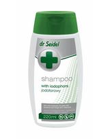 DERMAPHARM Dr. Seidel Jodoforinis šampūnas šunims 220 ml nuo bakterinių ir grybelinių odos infekcijų