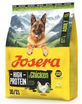 JOSERA High Protein Adult Chicken 900g aukštos energijos maistas sportiniams šunims