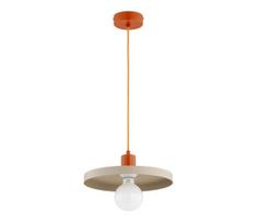 Pakabinamas šviestuvas ant laido LITO 1xE27/15W/230V smėlinė/varinė