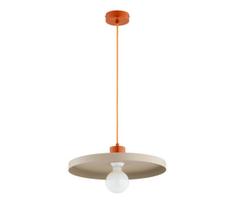 Pakabinamas šviestuvas ant laido ETERI 1xE27/15W/230V, smėlio/vario