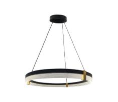 LED pakabinamas šviestuvas ant laido TRIANGLE LED/40W/230V 3000/4000/6000K skersmuo 60 cm juodas