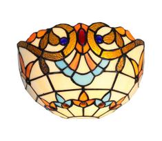 Brilagi - Tiffany vitražinis sieninis šviestuvas MIRABELLA 1xE14/40W/230V