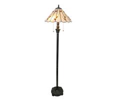 Brilagi - Tiffany vitražinė pastatoma lempa FOLIA 2xE27/60W/230V