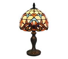 Brilagi - Tiffany stiliaus vitražinė stalinė lempa MIRABELLA 1xE27/60W/230V