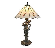 Brilagi - Tiffany vitražinė stalinė lempa FOLIA 1xE27/60W/230V