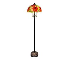 Brilagi - Tiffany vitražinė grindinė lempa SUNFLOWER 2xE27/60W/230V