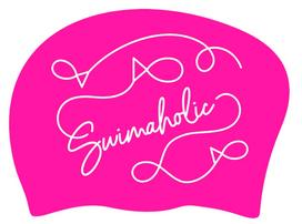 Plaukimo kepurė ilgiems plaukams swimaholic pink flow long hair cap