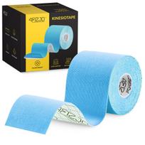 Kineziologinė juosta teipas kinesio tape 4FIZJO 7,5x5 m šviesiai mėlyna - sportinė juosta