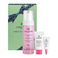 Rinkinys Collistar moterims: veido valomosios putos, 180 ml + veido kremas, 25 ml + paakių hidrogelis, 5 ml