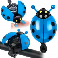 Vaikų Dviračio Skambutis Bike Scooter Ladybug Blue