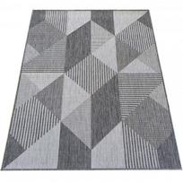 Dvipusis kilimas ZARA 16 Grey 80X150, tinka naudoti terasoje ar balkone