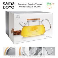 SAMADOYO Premium klass virdulys su stikliniu filtru, S093, Premium Quality Teapot, 900 ml