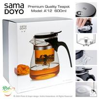 SAMADOYO Premium klasės virdulys su vožtuvu vandeniui nuleisti A12, Premium Quality Teapot, 600 ml