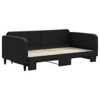 Sofa-lova vidaXL, 90x190 cm, juoda