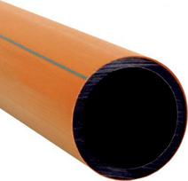 Optical cable protector from HDPE, halogen free, with diameter 40 mm, mechanical resistance 750N/20cm, blue, regranulated material, 100m coils, tested under pressure of 1,5 MPa for 1 hour. 06040_CRGS1 | 8595568932457