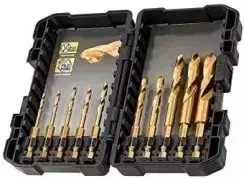 Drill bit set 10 pcs. Impact Titanium